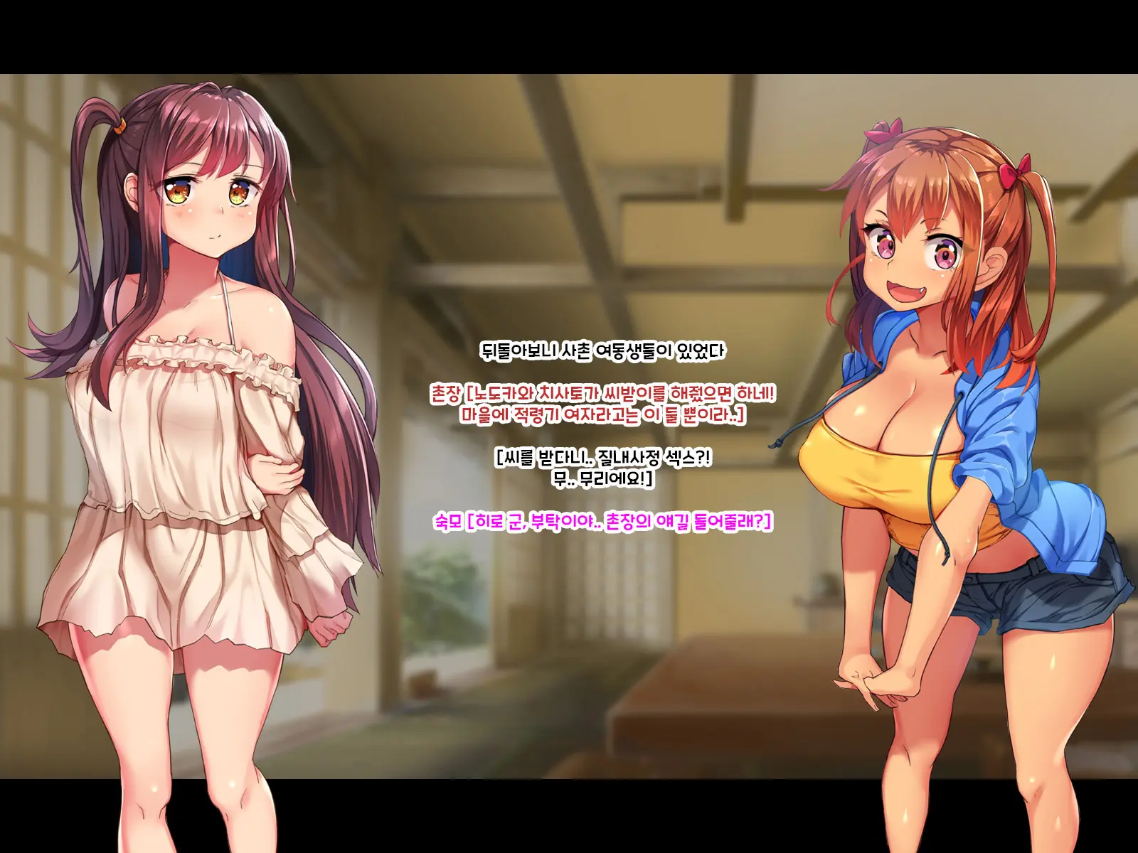 Inaka Ni Ittara Mucchiko Itoko O Haramasu Made Kaerenakunatta!! | 시골에 갔더니 무지한 사촌 자매를 임신시킬 때까지 돌아갈 수 없게 되었다!!